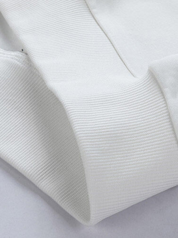 Men's Contrast Color Lapel Neck Half Zip Sweatshirt-1