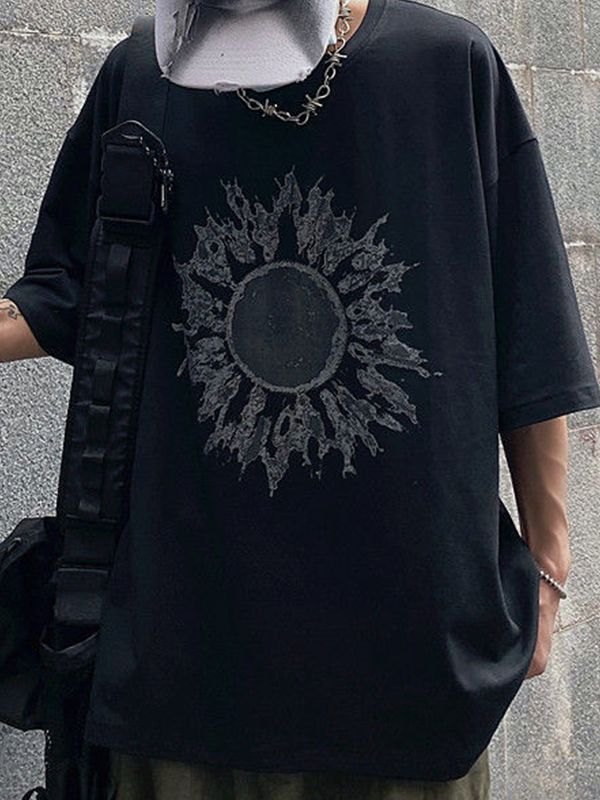 Men's Darkness Sun Graphic Tee-2